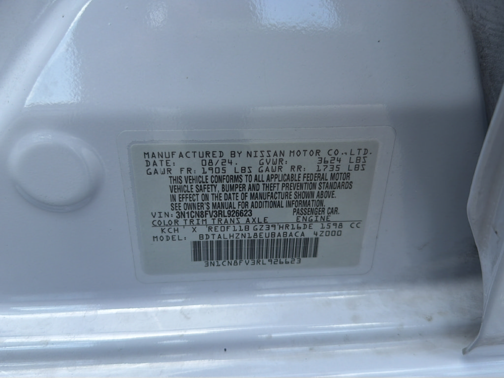 Certified 2024 Nissan Versa SR w/ Trunk Package FWD image 44