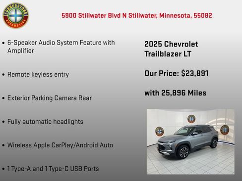 Used 2025 Chevrolet TrailBlazer LT image 10