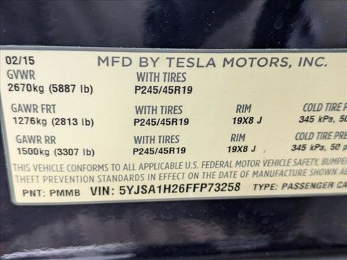 Used 2015 Tesla Model S 85D image 25
