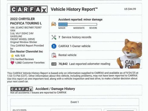 Used 2022 Chrysler Pacifica Touring-L image 5