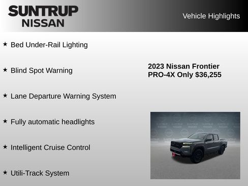 Used 2023 Nissan Frontier PRO-4X w/ Pro-4X Premium Package AWD/4WD image 24