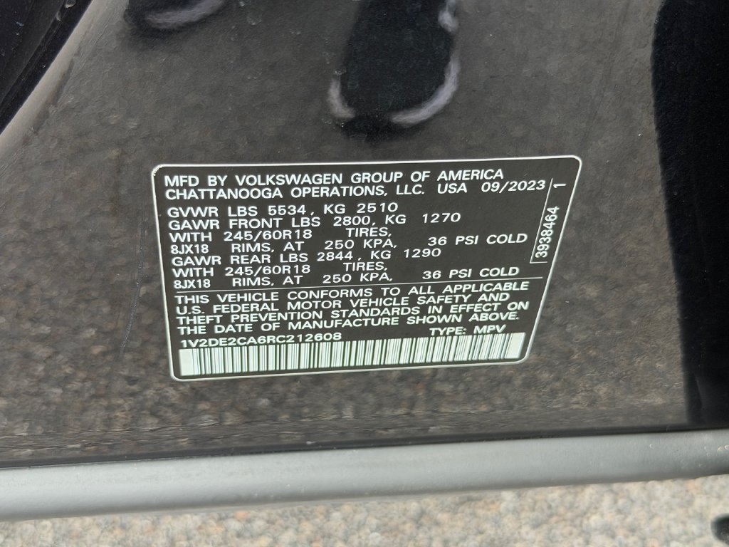 Used 2024 Volkswagen Atlas Cross Sport SE FWD image 20
