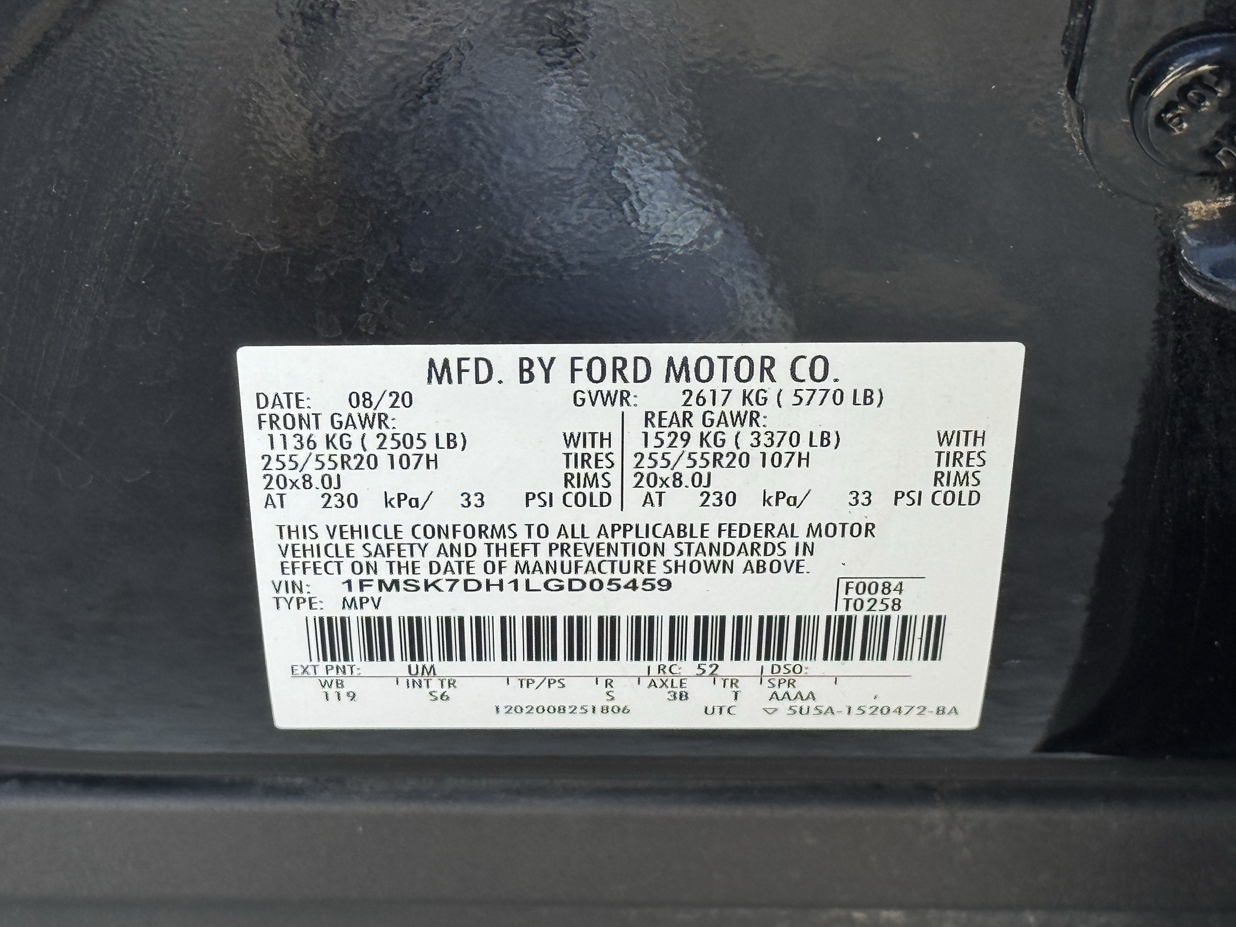 Used 2020 Ford Explorer XLT w/ Equipment Group 202A RWD image 35