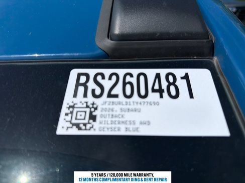 New 2026 Subaru Outback Wilderness AWD/4WD image 12