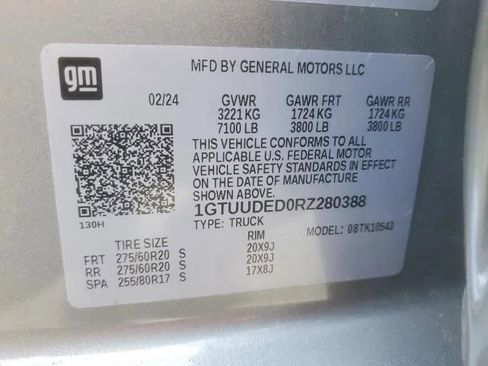 Used 2024 GMC Sierra 1500 SLT w/ SLT Premium Plus Package image 11