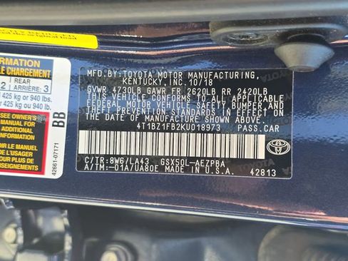 Certified 2019 Toyota Avalon Limited image 35