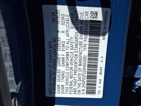 Certified 2025 Honda Civic LX image 27
