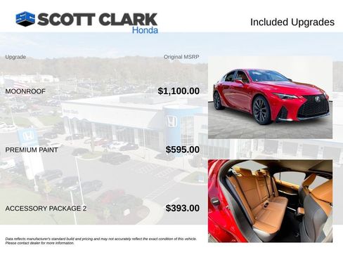 Used 2025 Lexus IS 350 F Sport w/ Accessory Package 2 RWD image 8