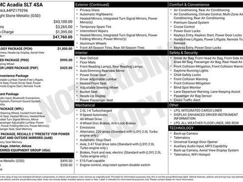 Certified 2023 GMC Acadia SLT w/ Technology Package AWD/4WD image 12