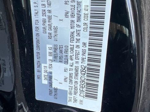 Used 2019 FIAT 124 Spider Abarth w/ Convenience Group RWD image 15