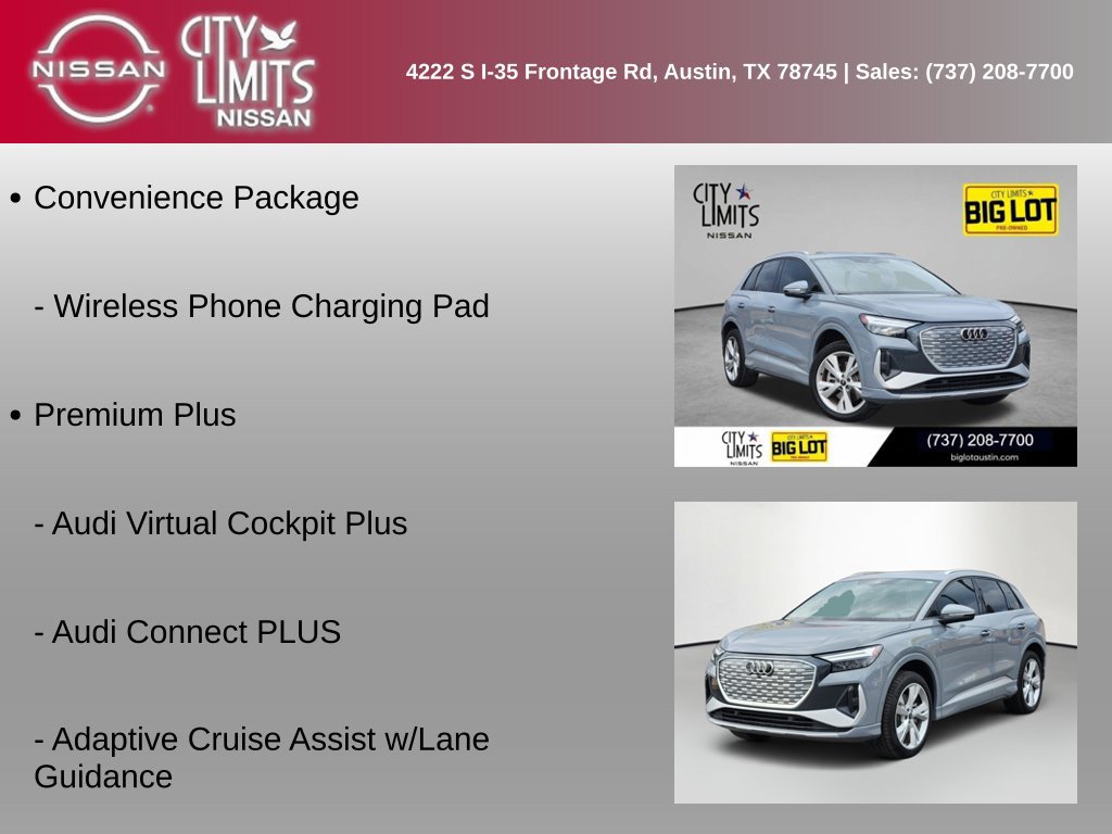 Used 2023 Audi Q4 e-tron Premium Plus AWD/4WD image 18