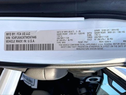 New 2026 Jeep Wrangler Sport image 13