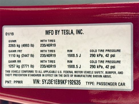 Used 2019 Tesla Model 3 Long Range image 31