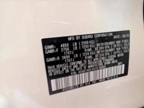 New 2025 Subaru Outback Premium w/ Popular Package #1A image 18