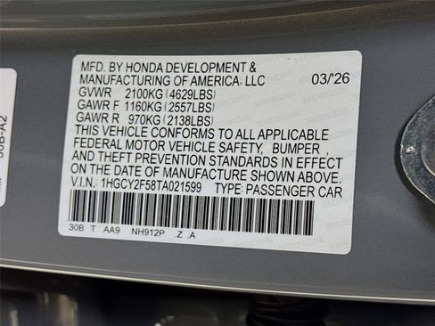 New 2026 Honda Accord Sport image 29