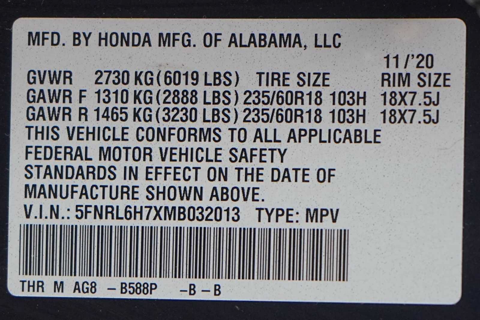 Used 2021 Honda Odyssey EX-L image 30