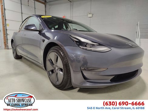 Used 2021 Tesla Model 3 Long Range AWD/4WD image 1
