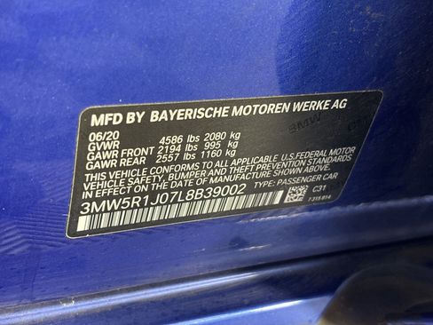 Used 2020 BMW 330i Sedan w/ M Sport Package RWD image 24