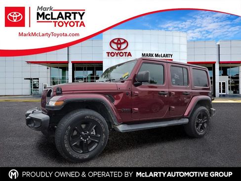 Used 2021 Jeep Wrangler Unlimited Sahara AWD/4WD image 1