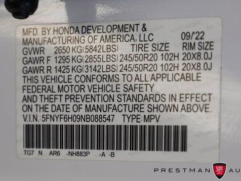Used 2022 Honda Pilot Elite image 49
