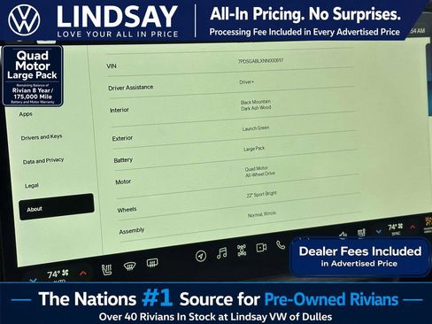 Used 2022 Rivian R1S Launch Edition AWD/4WD image 26