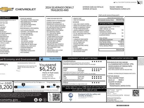 Certified 2024 Chevrolet Silverado 1500 LT Trail Boss AWD/4WD image 10