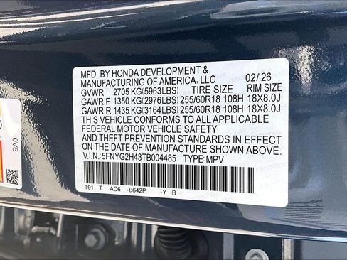 New 2026 Honda Pilot EX-L image 8