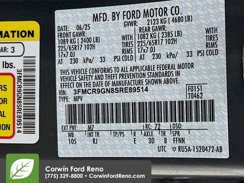 New 2025 Ford Bronco Sport Heritage w/ Convenience Package AWD/4WD image 31