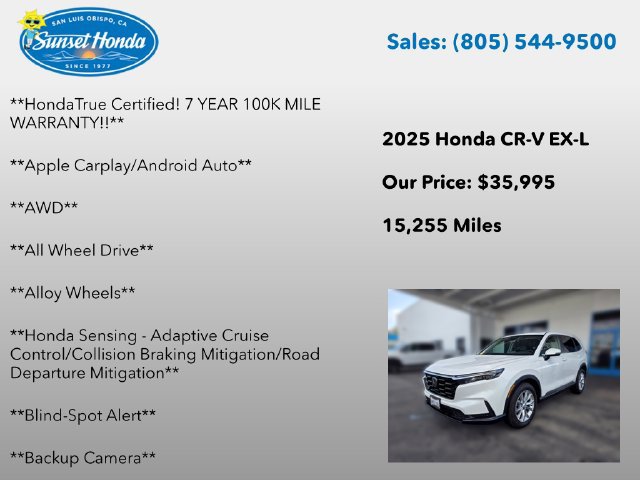 Certified 2025 Honda CR-V EX-L image 6