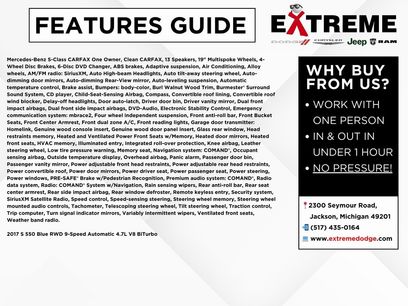 Used 2017 Mercedes-Benz S 550 Cabriolet