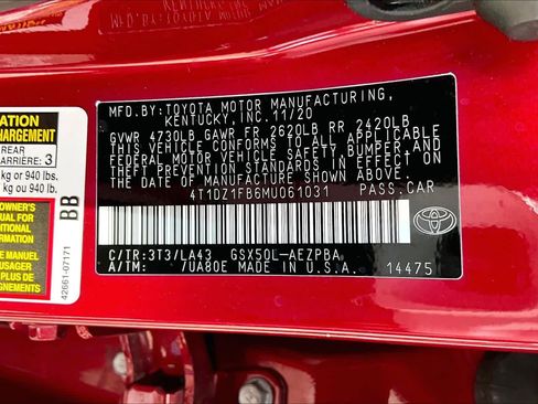 Used 2021 Toyota Avalon Limited w/ Advanced Safety Package image 37