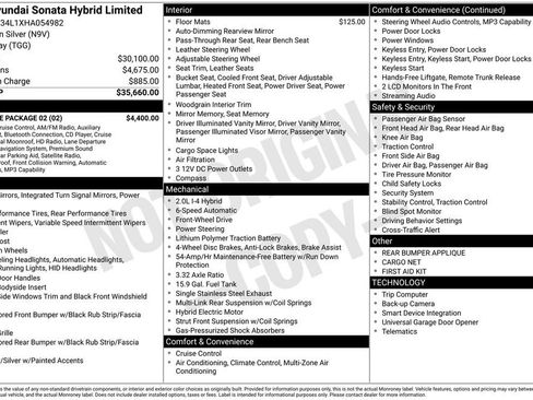 Used 2017 Hyundai Sonata Limited w/ Ultimate Package 02 FWD image 18