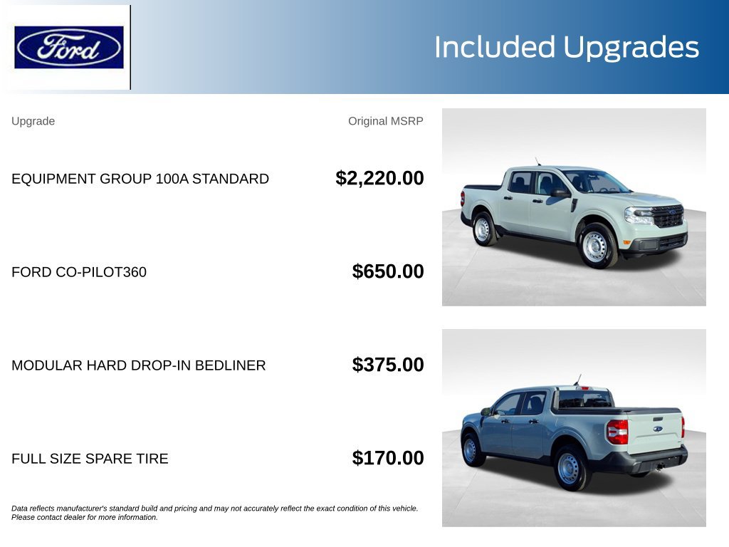 Certified 2024 Ford Maverick XL w/ Equipment Group 100A Standard AWD/4WD image 11