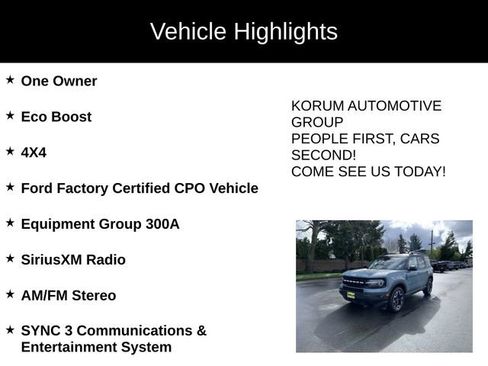 Certified 2022 Ford Bronco Sport Outer Banks image 4