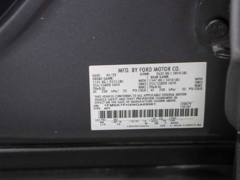 Used 2022 Ford Explorer Limited w/ Equipment Group 301A RWD image 34