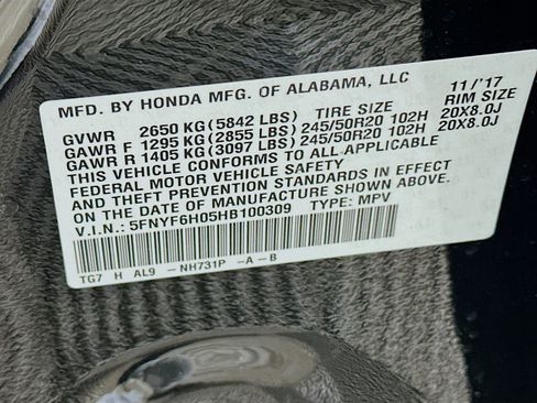 Used 2017 Honda Pilot Elite image 12