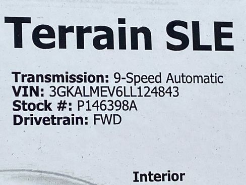 Used 2020 GMC Terrain SLE FWD image 46