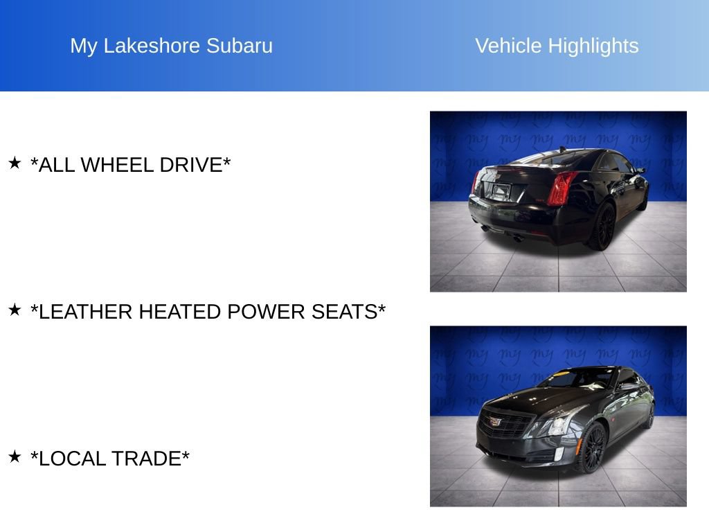 Used 2015 Cadillac ATS Performance AWD/4WD image 9