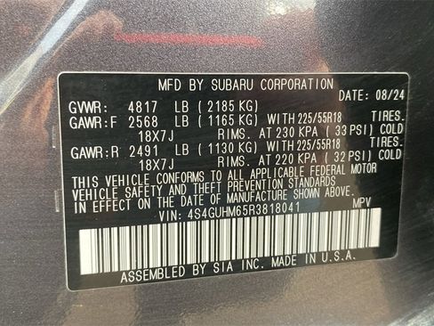 Certified 2024 Subaru Crosstrek 2.5i Limited w/ Popular Package #3A image 32