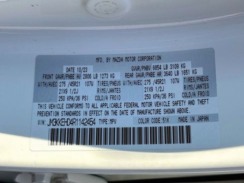 Certified 2024 MAZDA CX-90 3.3 Turbo w/ Premium Plus Pkg AWD/4WD image 35