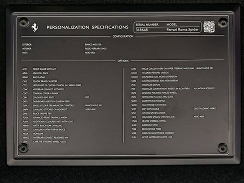 Certified 2025 Ferrari Roma Spider image 38