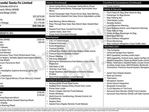 Used 2020 Hyundai Santa Fe Limited FWD image 30