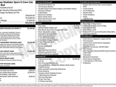 Used 2023 Jeep Gladiator Sport AWD/4WD image 3