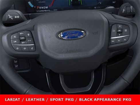 New 2025 Ford Ranger Lariat w/ Black Appearance Package image 12