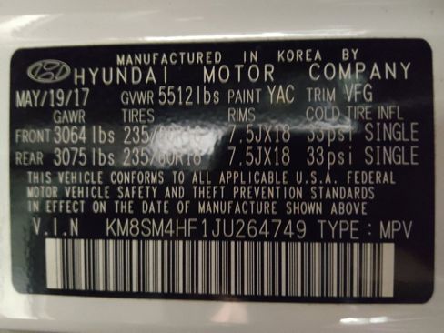 Used 2018 Hyundai Santa Fe SE w/ Cargo Package FWD image 33