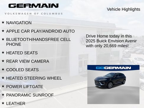 Used 2025 Buick Envision Avenir AWD/4WD image 5