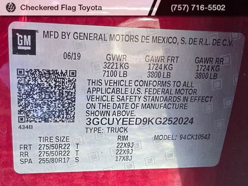Used 2019 Chevrolet Silverado 1500 RST w/ All-Star Edition AWD/4WD image 19