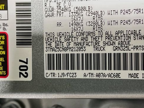 Certified 2023 Toyota Tacoma SR5 w/ SX Package RWD image 28