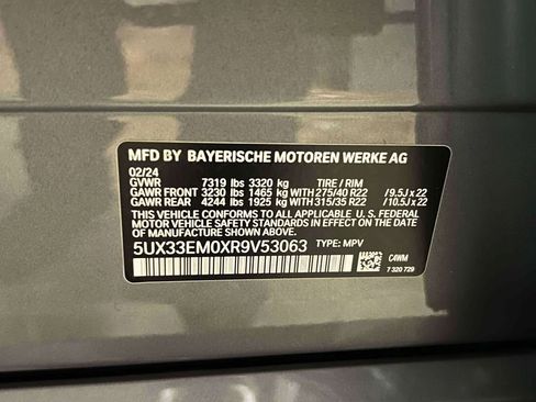 Used 2024 BMW X7 M60i w/ Climate Comfort Package AWD/4WD image 24