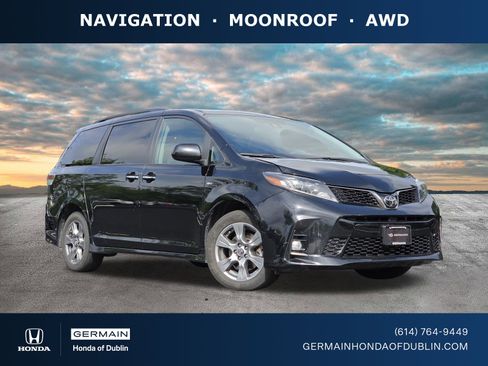 Used 2019 Toyota Sienna SE w/ SE Preferred Package AWD/4WD image 1
